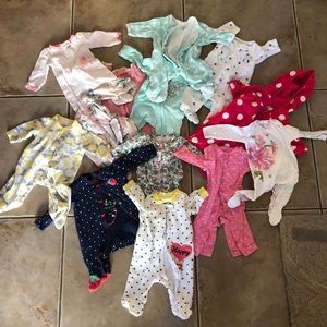 Newborn girl onesies! Nordstrom Newborn girl lot.